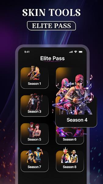 Schermata FFF Skin Tools - Elite Pass 3