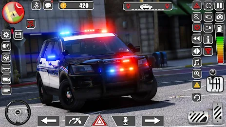 Police Car Spooky Parking 3d ภาพหน้าจอ 1