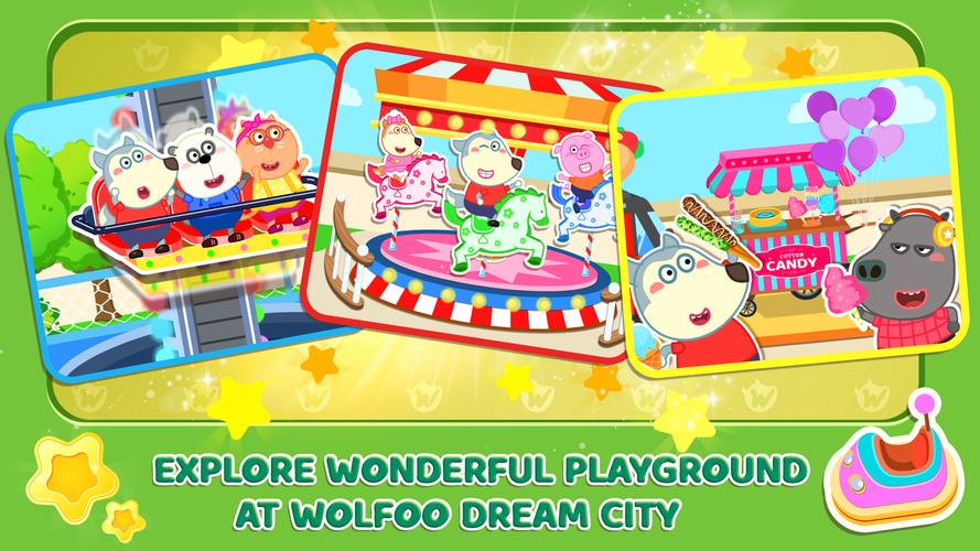 Wolfoo's Town: Dream City Game Скриншот 2