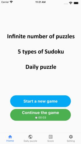 All Sudoku - 5 kinds of sudoku Schermafbeelding 1