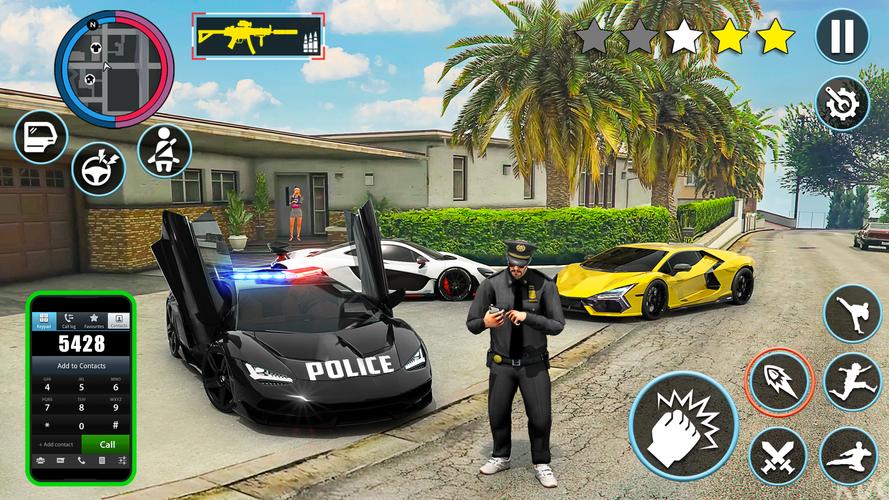 Police Game Transport Truck スクリーンショット 1