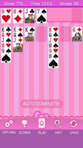Pink Solitaire スクリーンショット 1