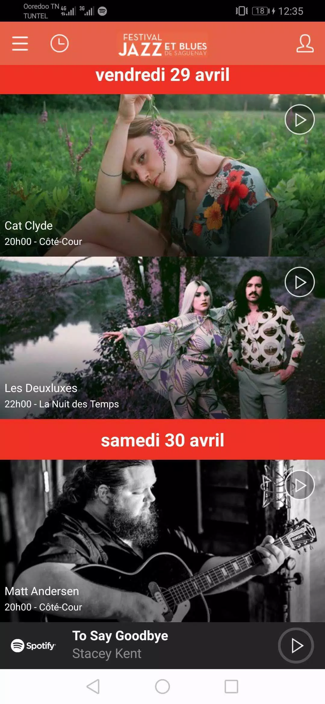 Schermata Festival Jazz & Blues Saguenay 2