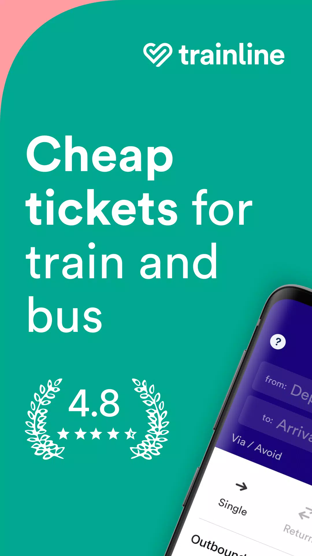 Trainline ภาพหน้าจอ 1