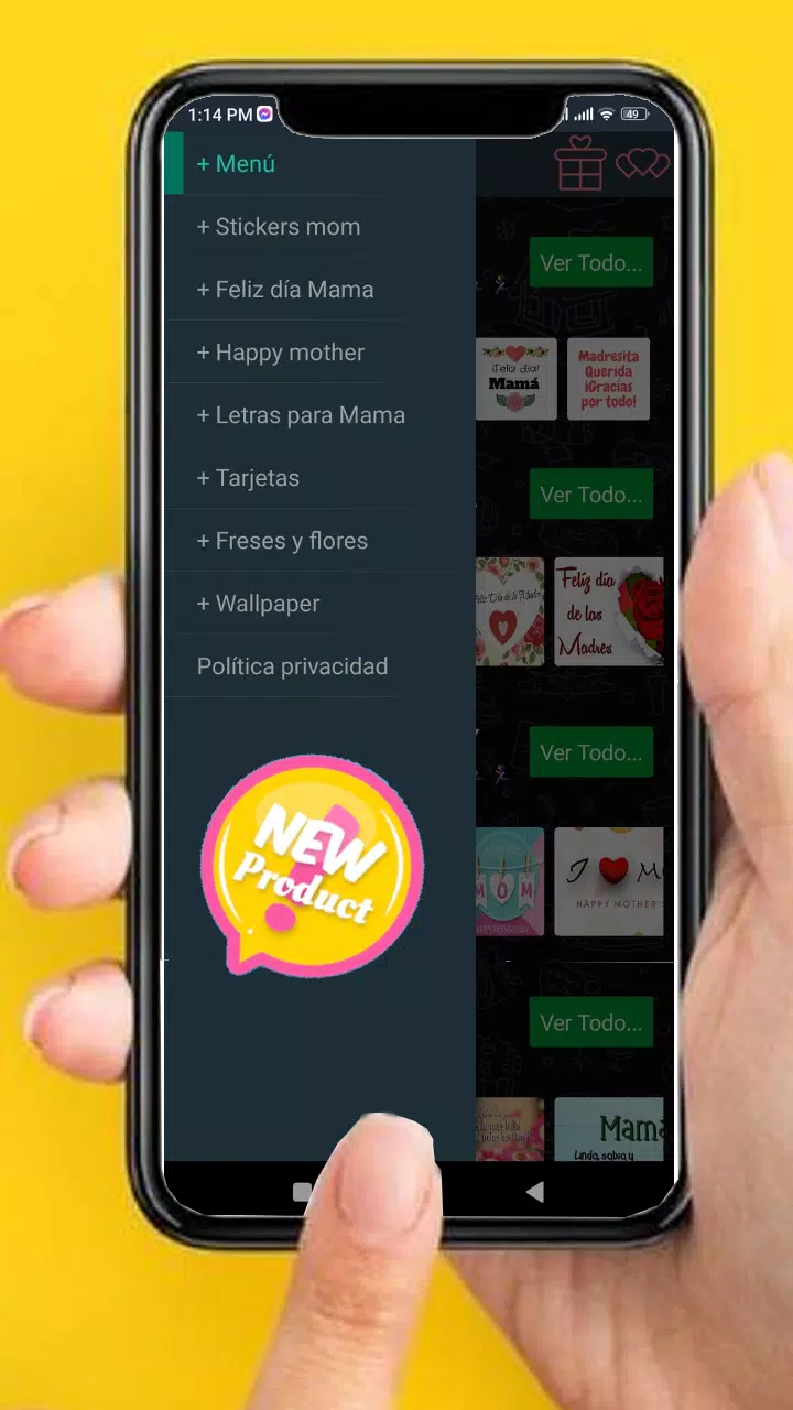 Feliz Día MAMA, Stickers mom Screenshot 3