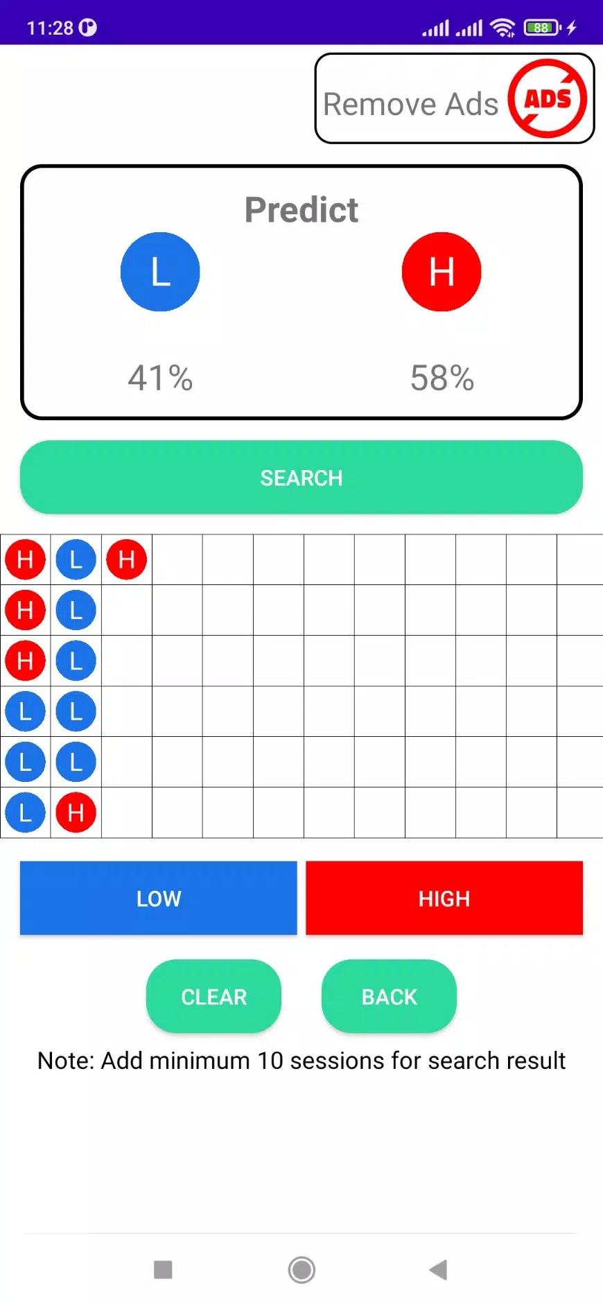 High - Low Predict Tool স্ক্রিনশট 1