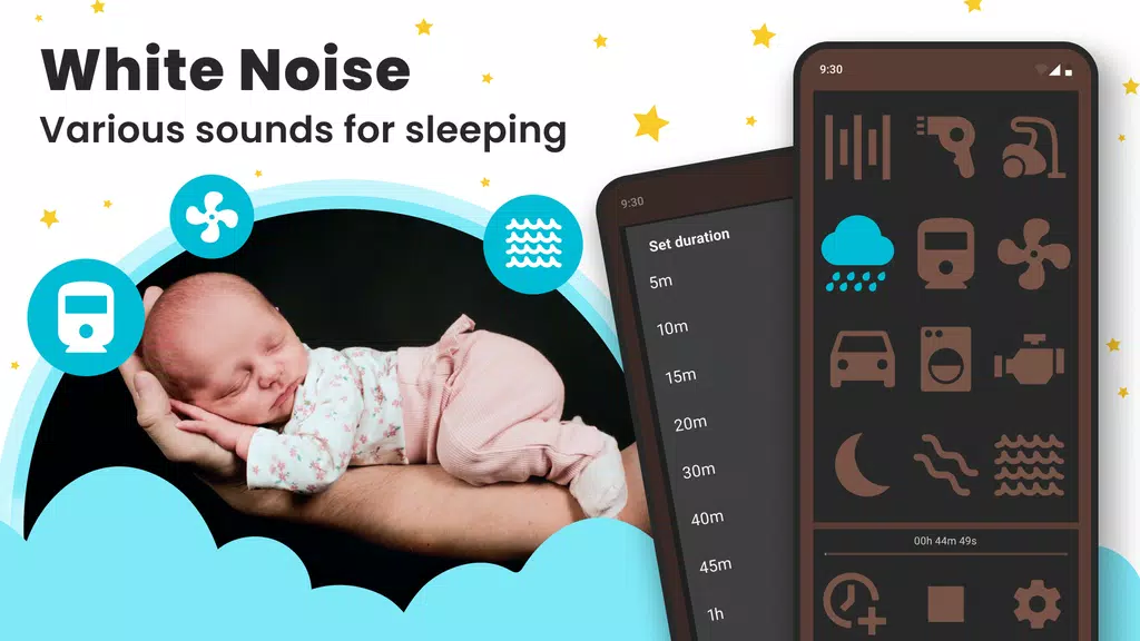 White Noise: Baby Sleep Sounds Ekran Görüntüsü 1