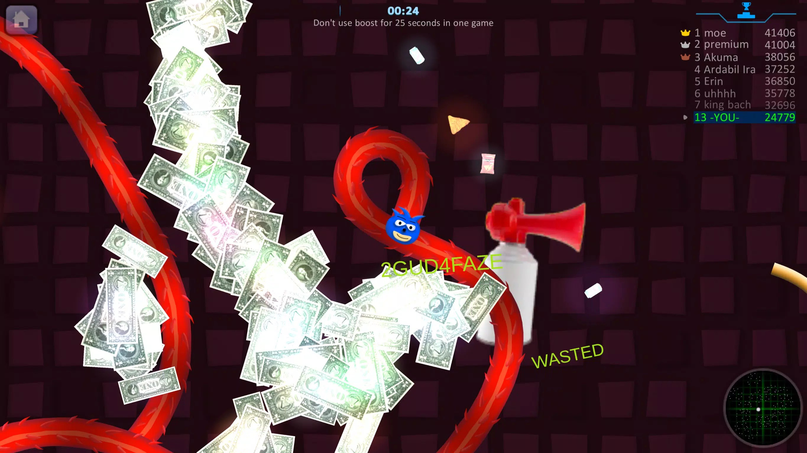 Snake Hunt: Worm io Games Zone Screenshot 2