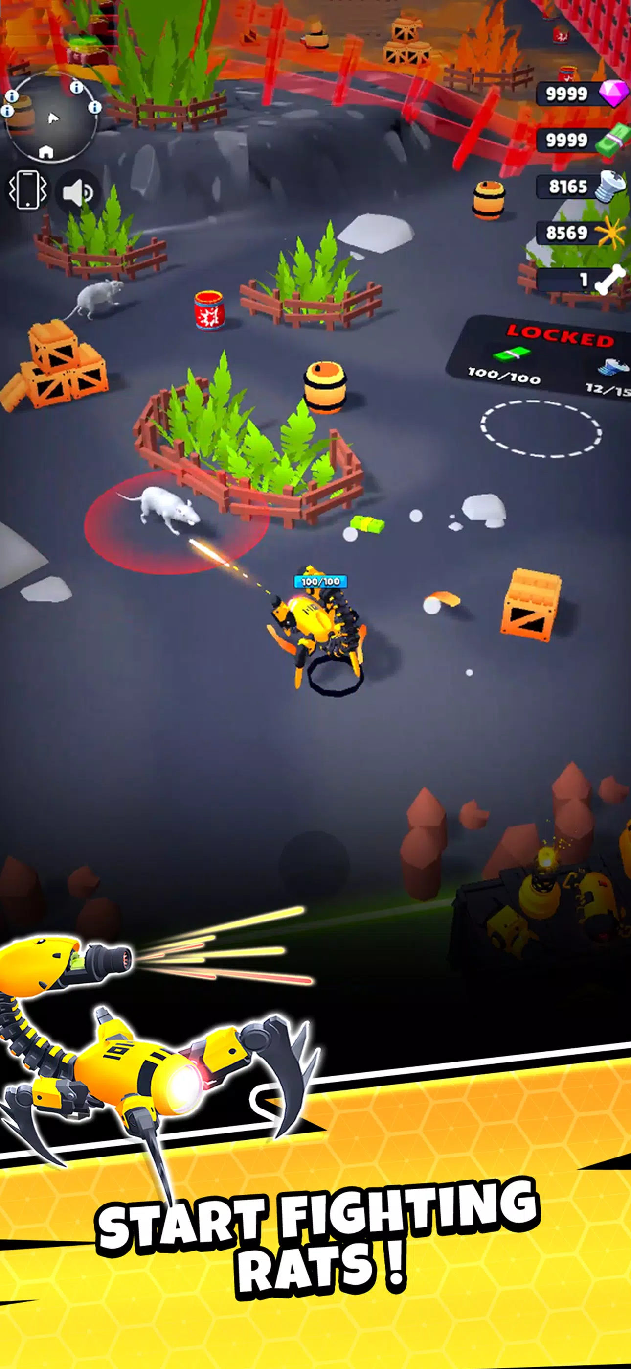 Rat Killer Robot Invasion Screenshot 1