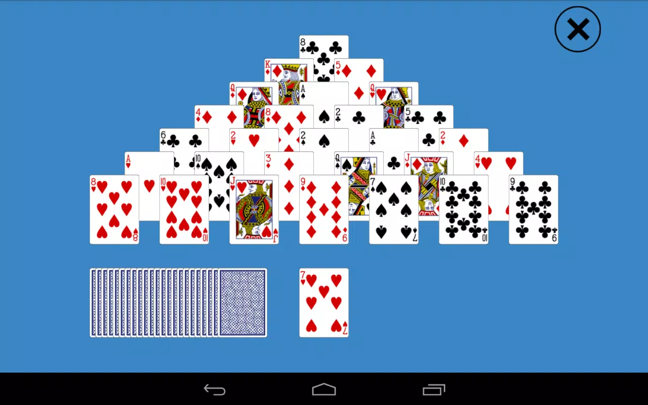 Classic Pyramid Solitaire Captura de tela 4