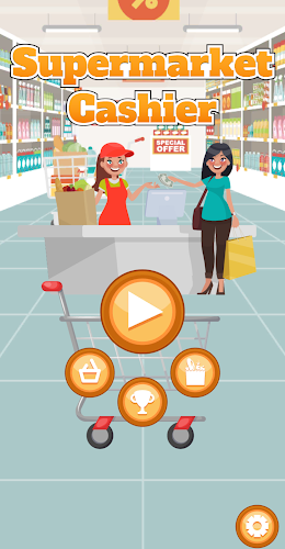 Supermarket Cashier Simulator Tangkapan skrin 1