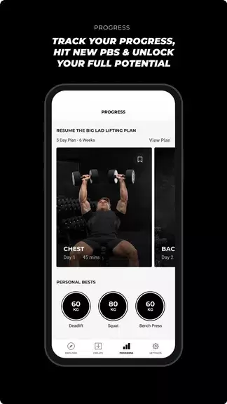 Gymshark Training: Fitness App Captura de pantalla 4