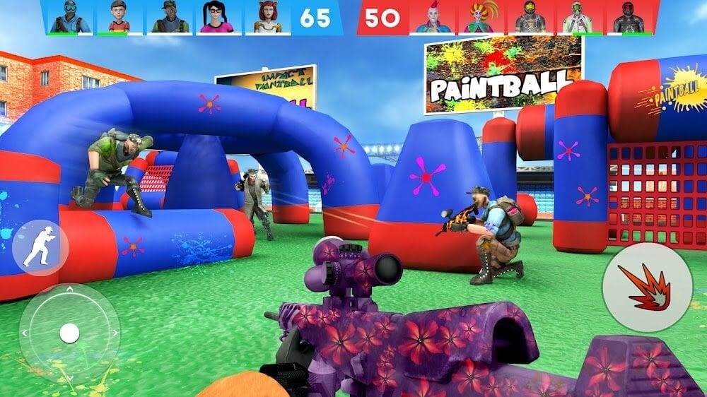 Paintball Shooting Game 3D Ảnh chụp màn hình 4