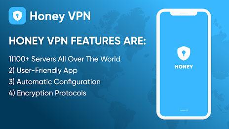 Honey VPN - Fast & Secure Tangkapan skrin 4