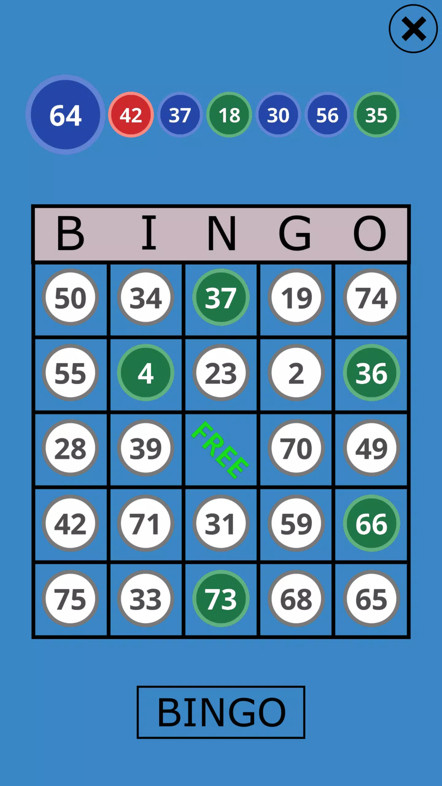 Classic Bingo Touch Captura de pantalla 2