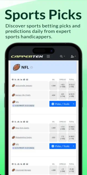 CapperTek Sports Betting Tools应用截图第2张