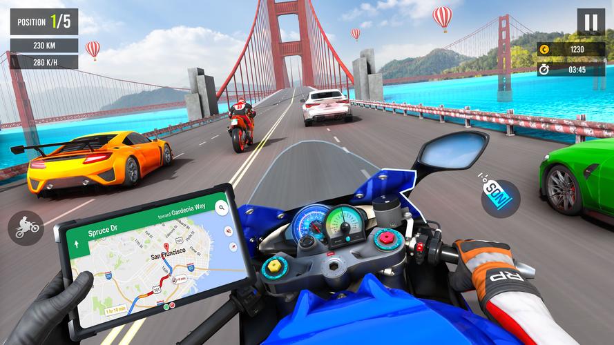 Moto Traffic Bike Race Game 3d 스크린샷 3
