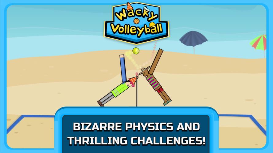 Wacky Volleyball Screenshot 1