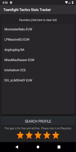 Teamfight Tactics Tracker Screenshot 3