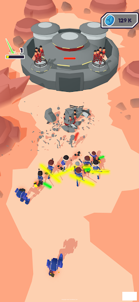 Space Army: Universe Clash Mod Captura de tela 4