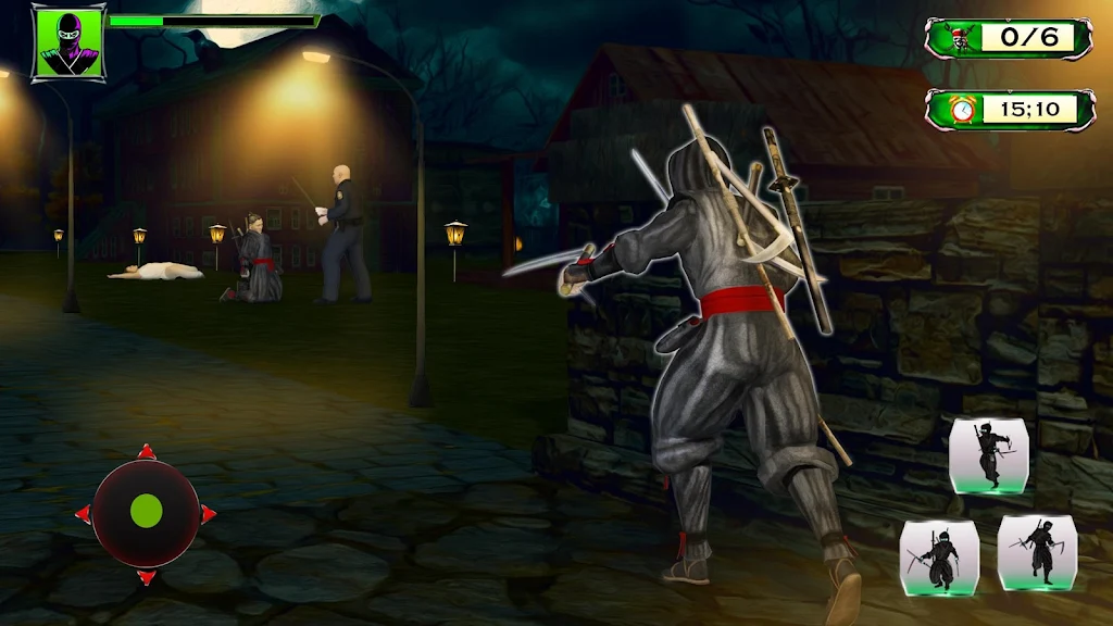 Ninja Hero Assassin Samurai Pirate Fight Shadow Schermafbeelding 3