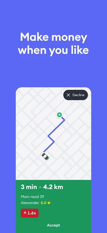 Bolt Driver: Drive & Earn Zrzut ekranu 3
