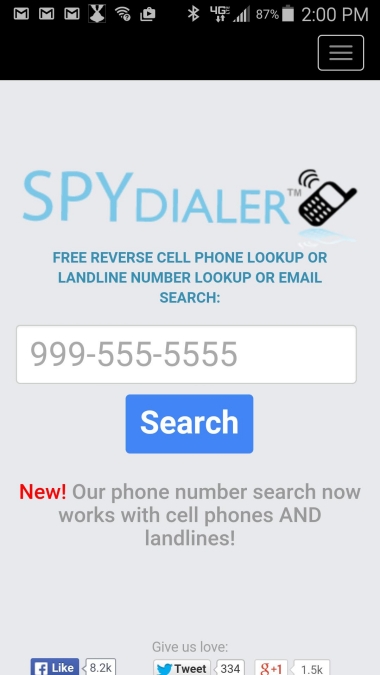 Spy Dialer 스크린샷 1