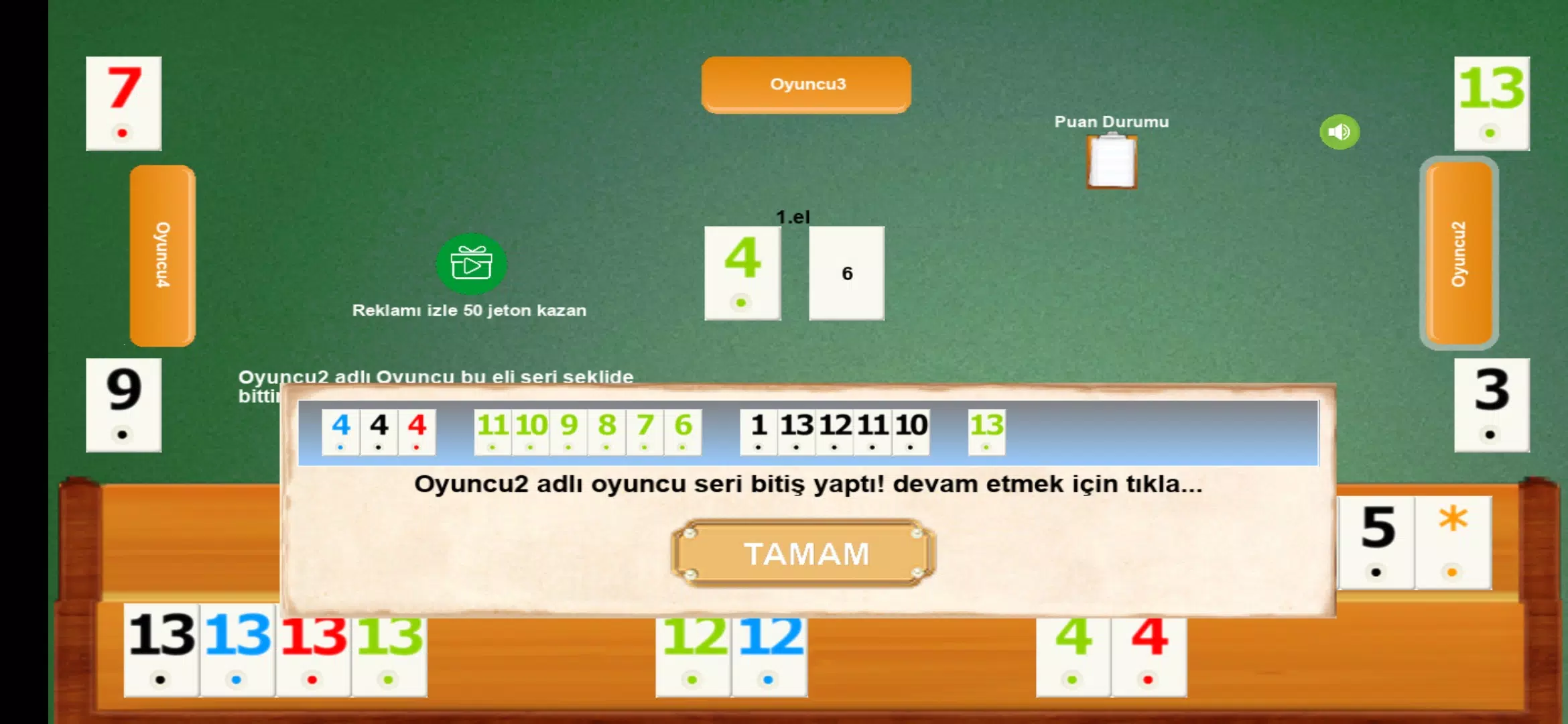 İnternetsiz Okey应用截图第4张
