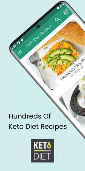 Schermata Keto Diet: Low Carb Recipes 1