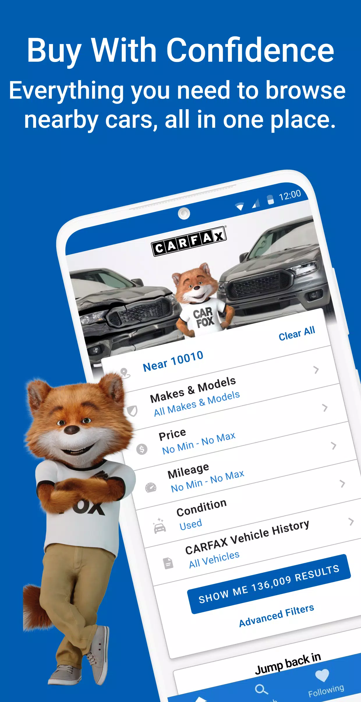 CARFAX Ekran Görüntüsü 1