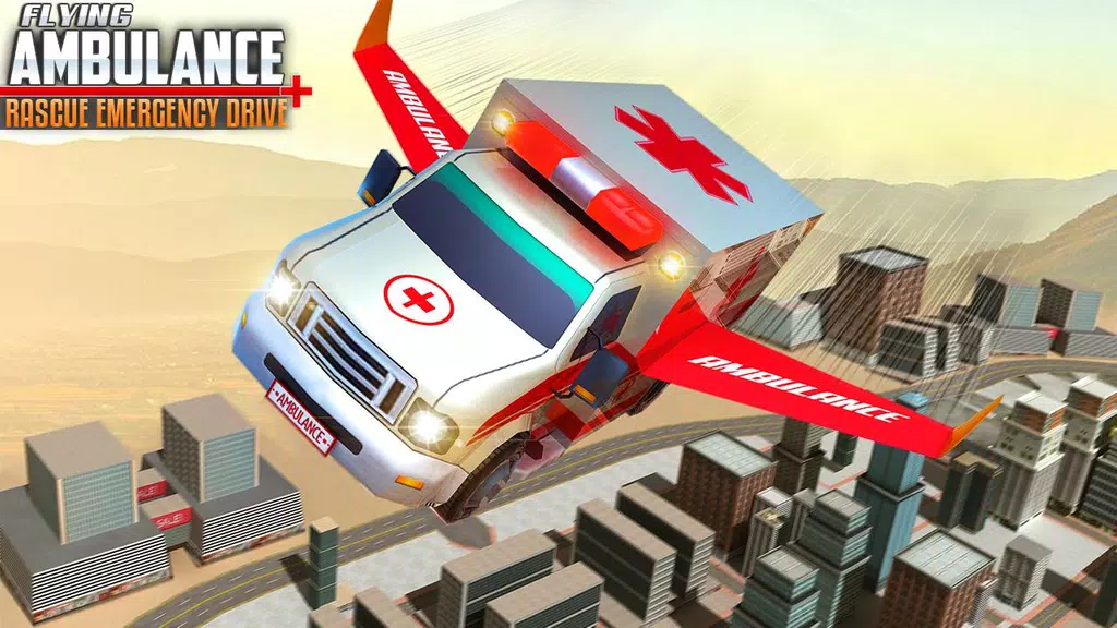 Flying Ambulance Rescue Drive Capture d'écran 3