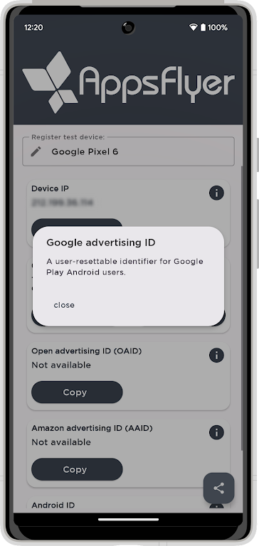 My Device ID by AppsFlyer 스크린샷 2