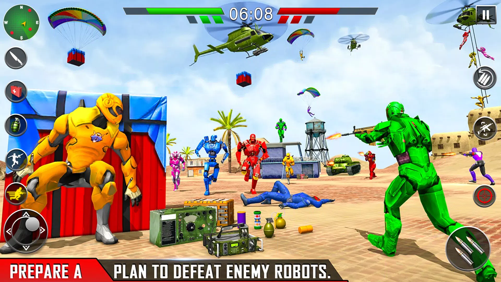 Robot Gun Battle: Offline FPS Schermafbeelding 4