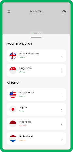 PeakVPN - Fast And Secure স্ক্রিনশট 2