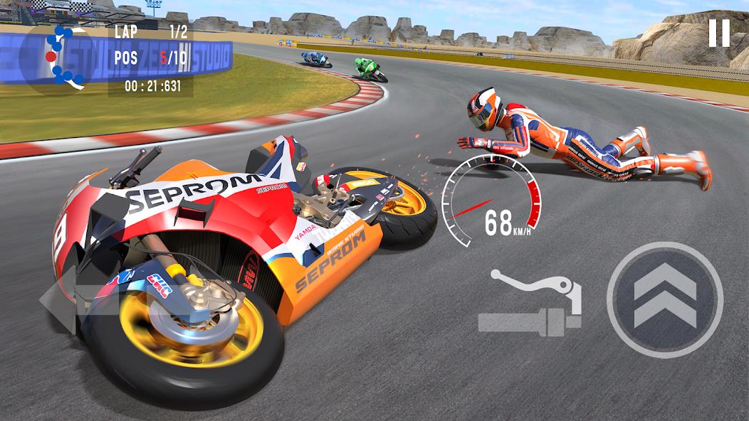 Moto Rider, Bike Racing Game Mod スクリーンショット 1