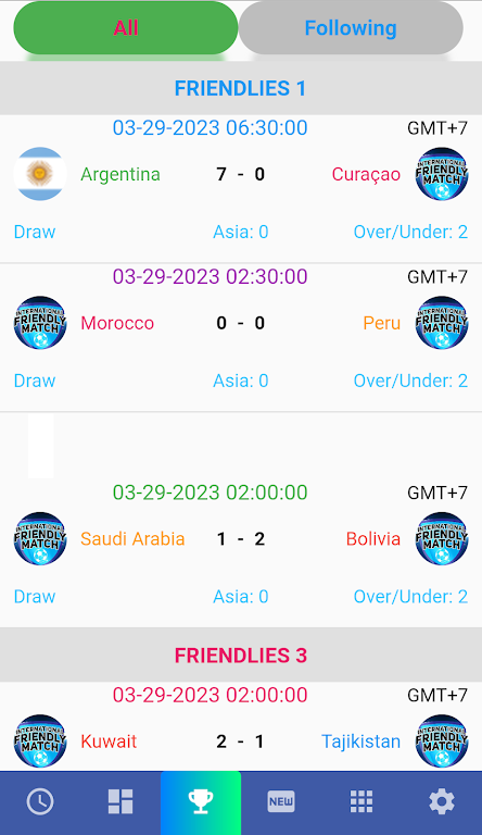 Friendly Matches 2024應用截圖第2張