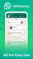 Apk GbWhatsapp ဖန်သားပြင်ဓာတ်ပုံ 1