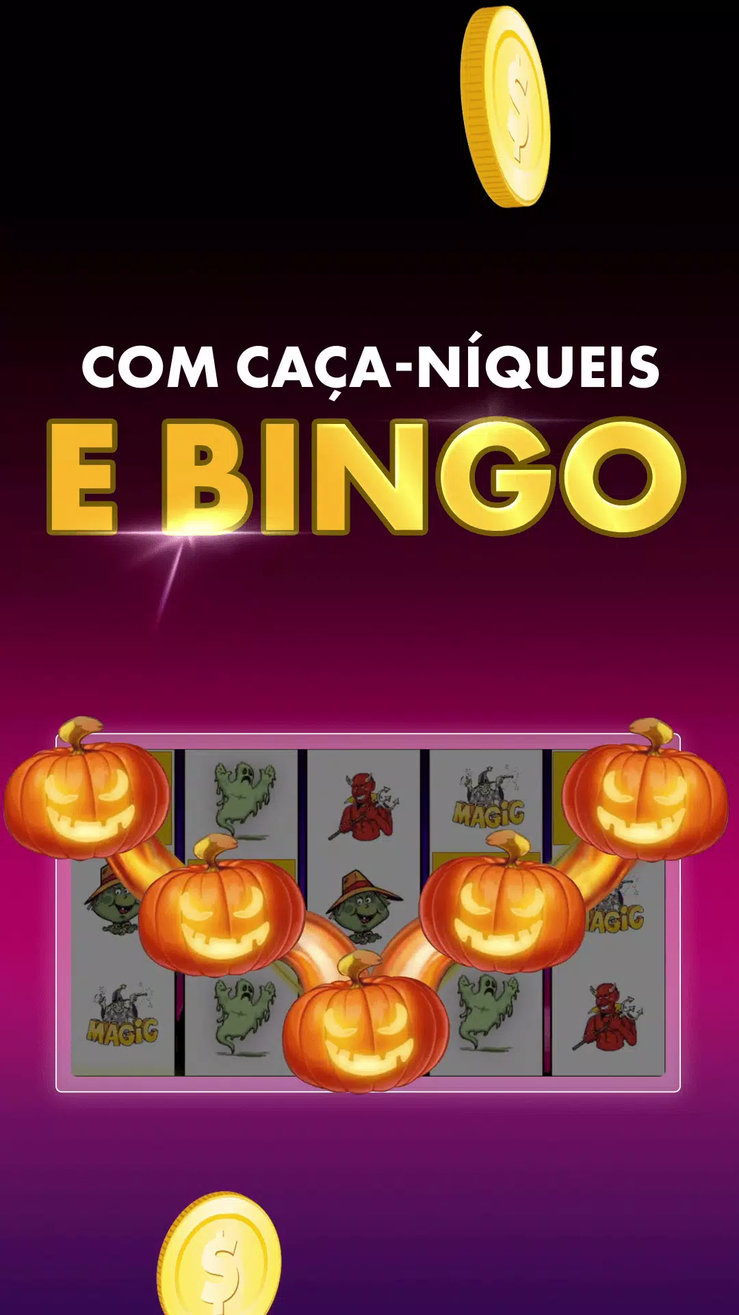 Halloween Caça Niquel e Bingo應用截圖第2張