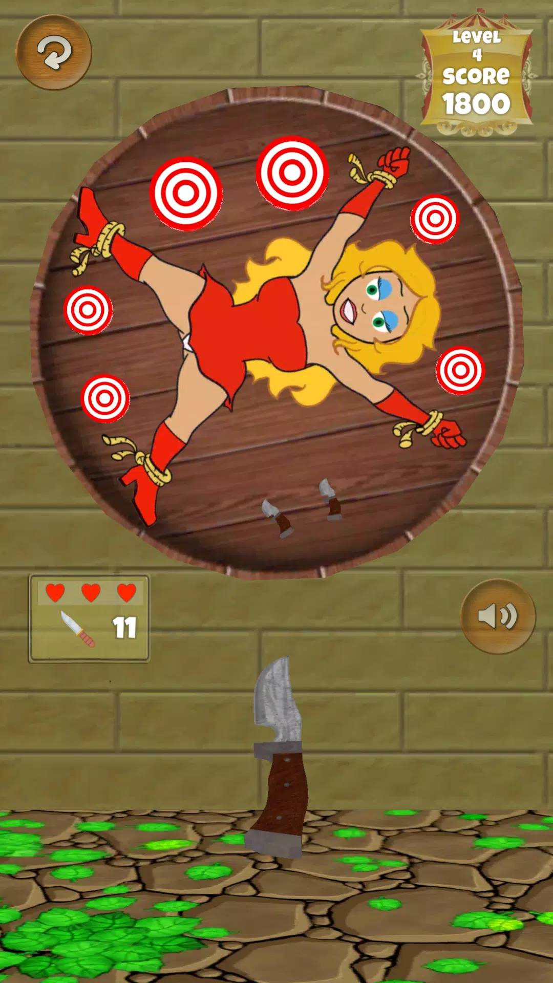 Classic Knife Throwing Game 스크린샷 1