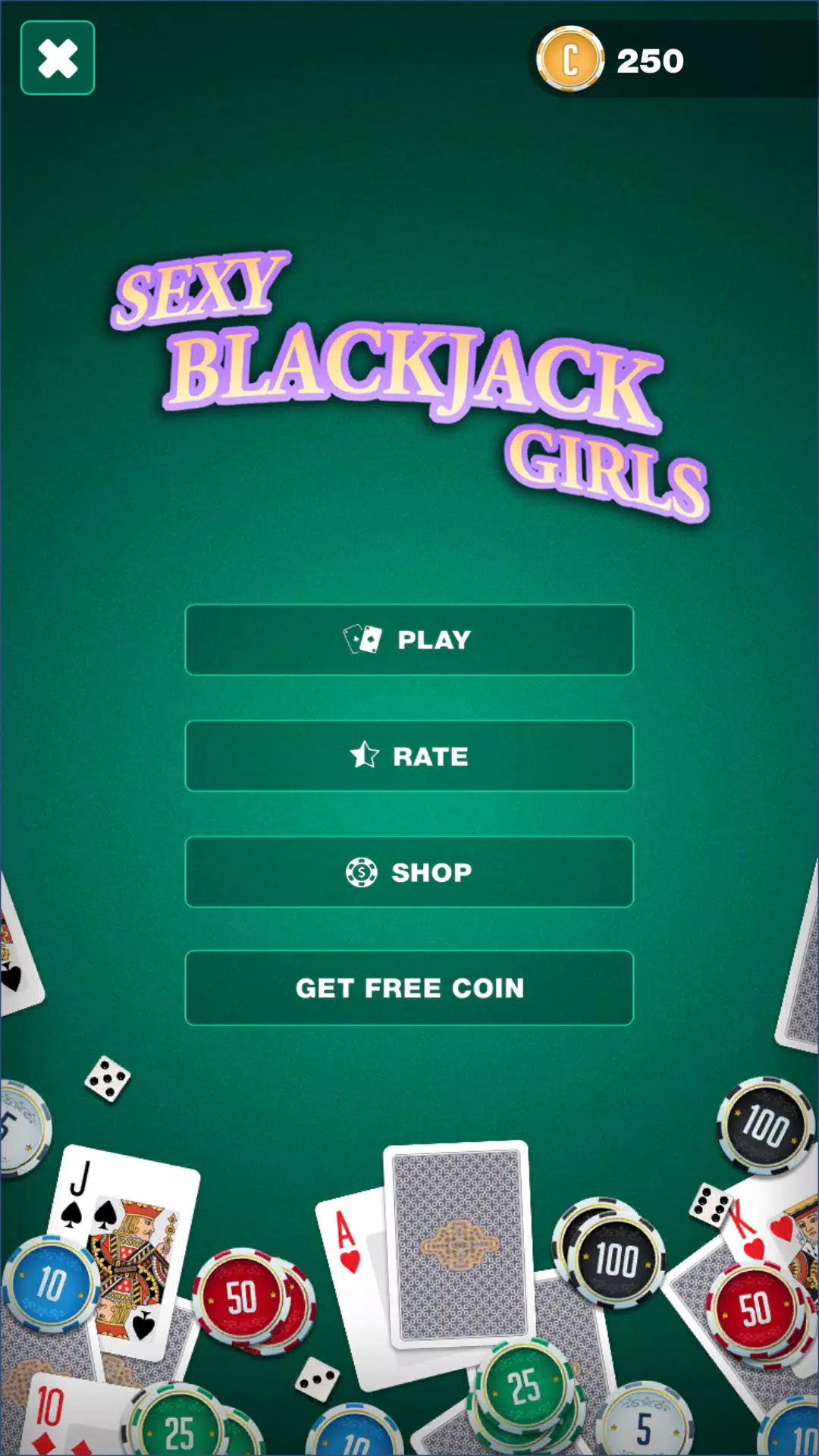 Sexy blackjack girls: make 21 Capture d'écran 1