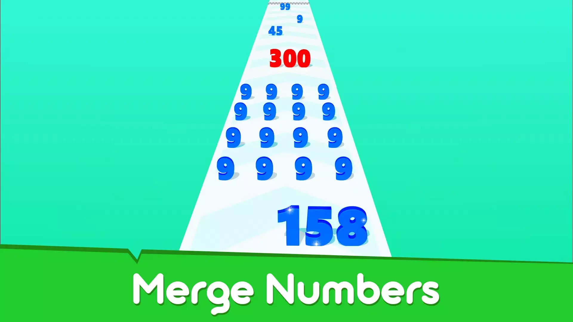 Run & Merge Numbers Game ภาพหน้าจอ 1