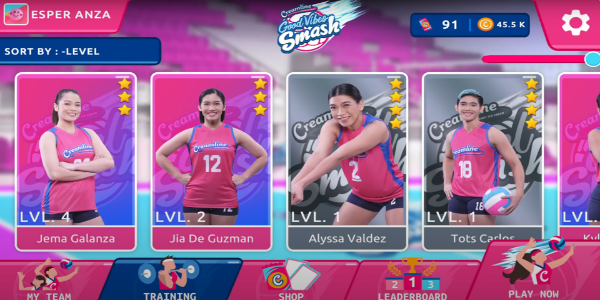 Creamline Good Vibes Smash Zrzut ekranu 1