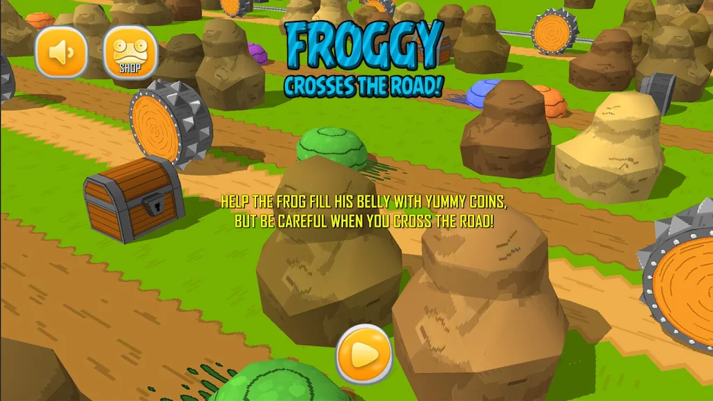 Jumppy Frog Cross Forest स्क्रीनशॉट 1