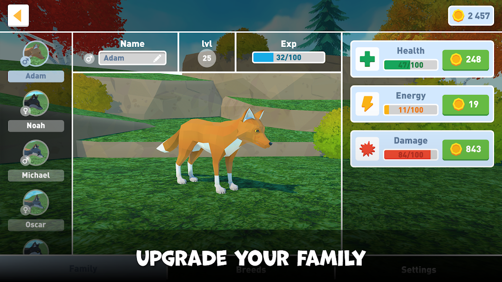 Fox Family Simulator स्क्रीनशॉट 3