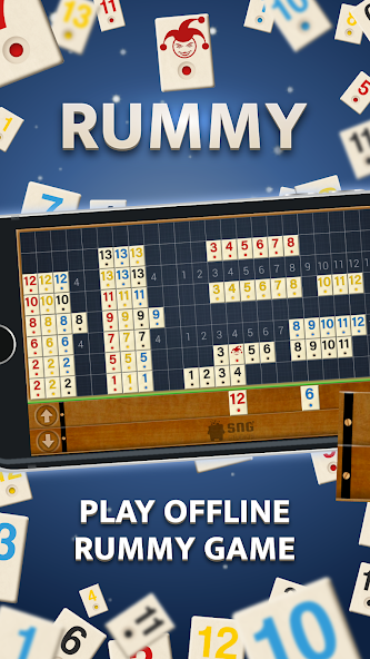 Rummy - Offline Board Game Mod ဖန်သားပြင်ဓာတ်ပုံ 1