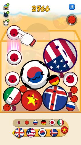 Country Ball: Mix Ball Drop 스크린샷 1