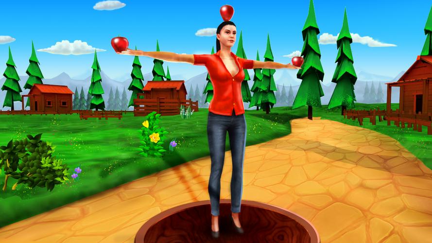 Apple Shooter Game - 3D Скриншот 1