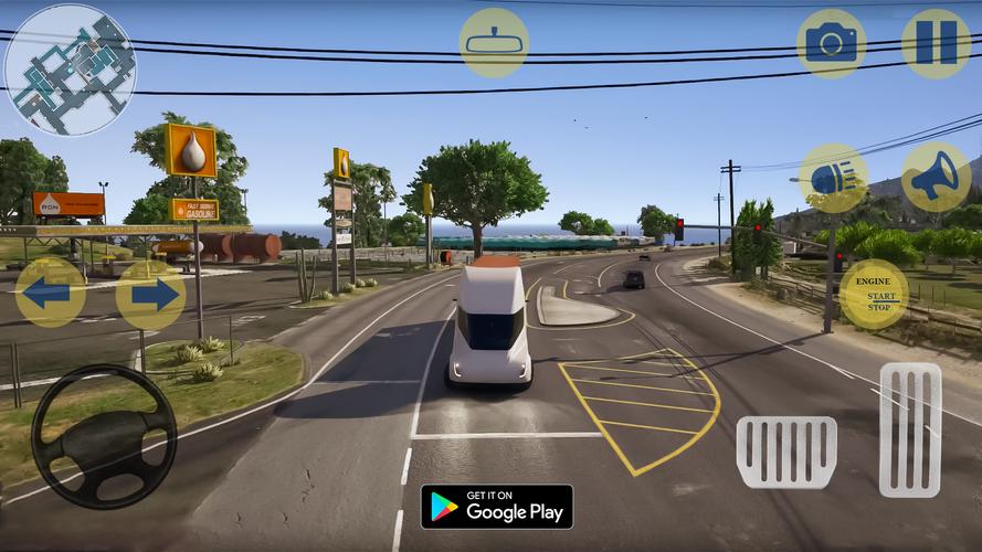 US Cargo Truck Games 3D Captura de pantalla 1
