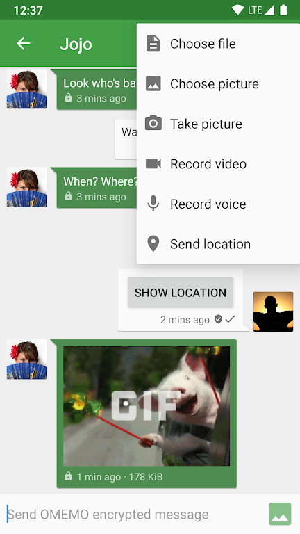 Conversations (Jabber / XMPP) 스크린샷 2