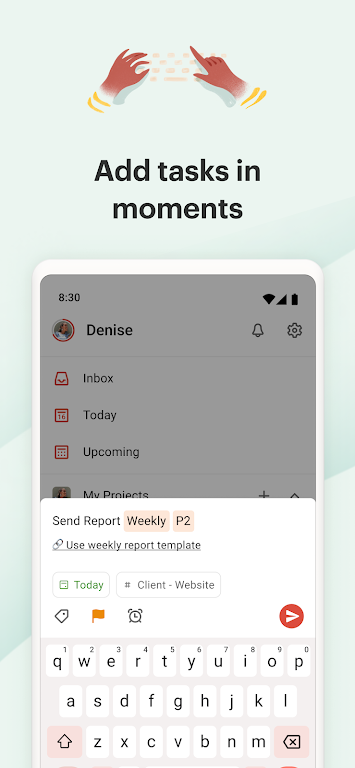 Todoist Zrzut ekranu 4